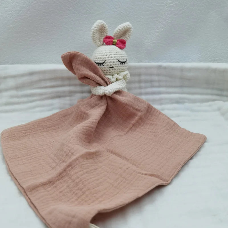 Doudou lapin serviette pêche