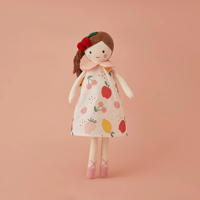 Doudou poupée marron