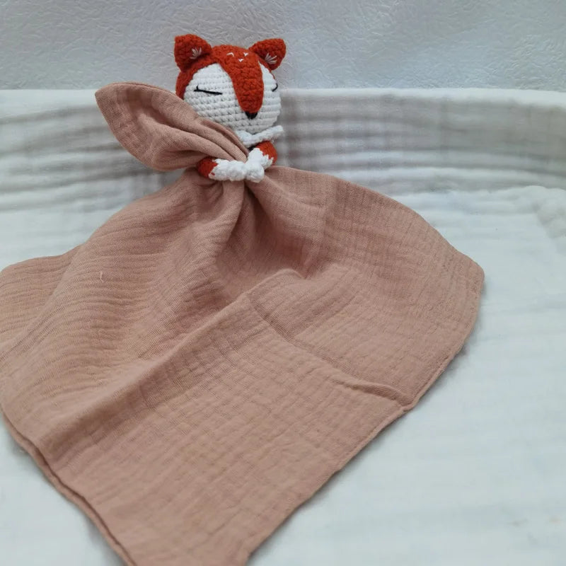 Doudou renard serviette pêche