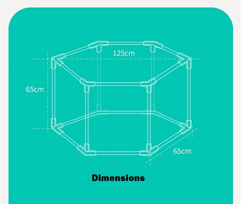 dimensions du parc bébé