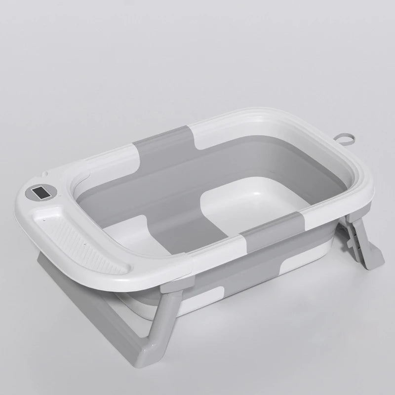 baignoire bébé pliable grise