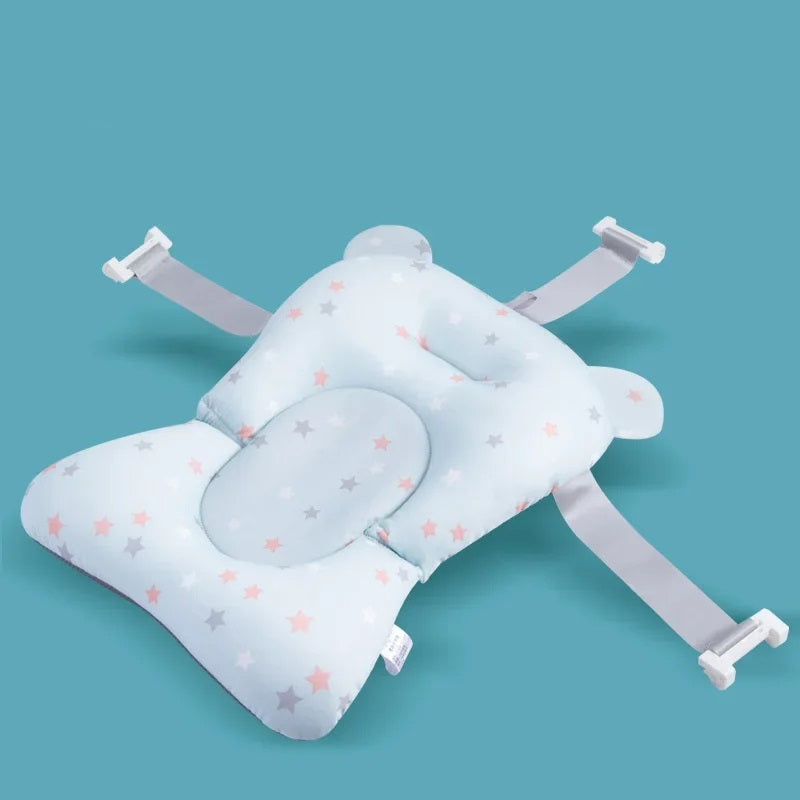 coussin de baignoire bébé et étoiles