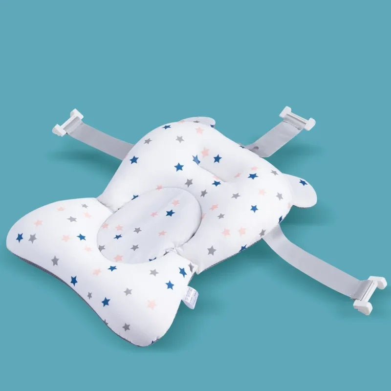 coussin de baignoire bébé et étoiles