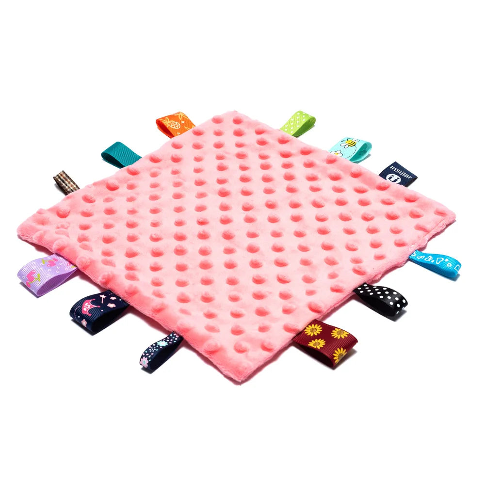 doudou bébé flannel rose