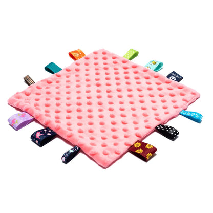 doudou bébé flannel rose