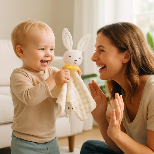 doudou lapin et anneau dentition
