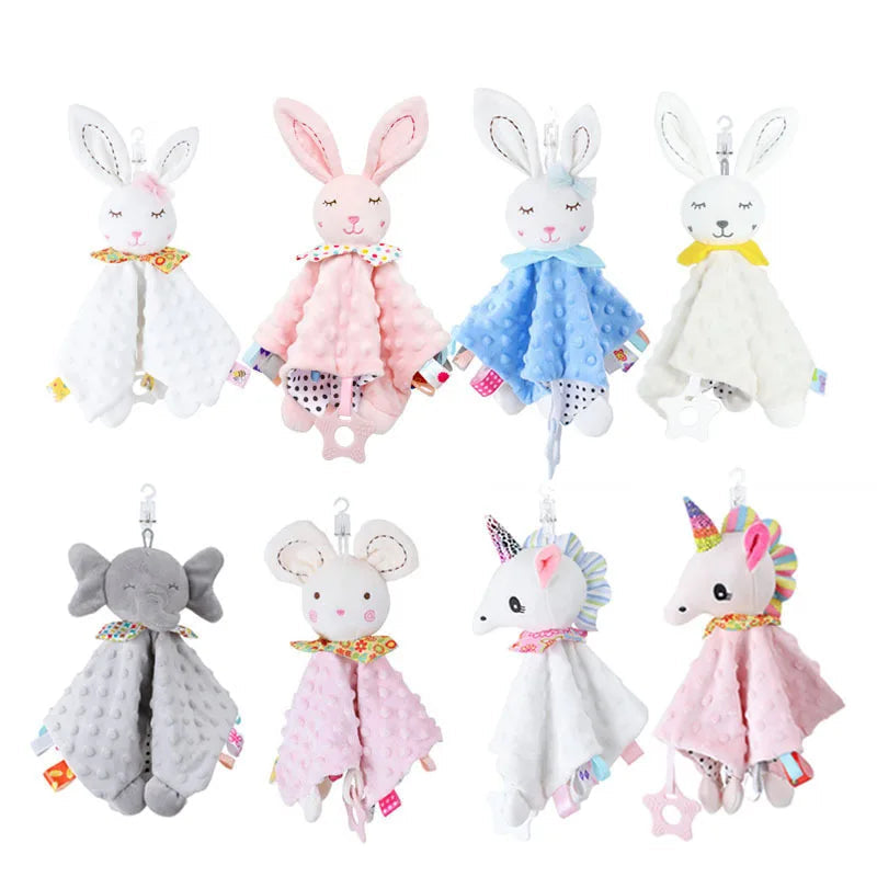 doudou licorne, doudou lapin, doudou bébé
