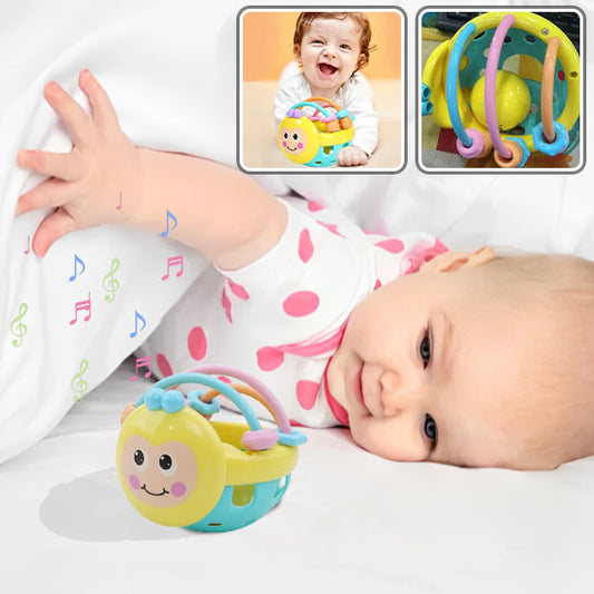 hochet bébé abeille détail balle