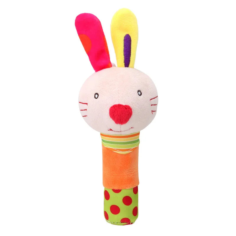 hochet bébé lapin bâton