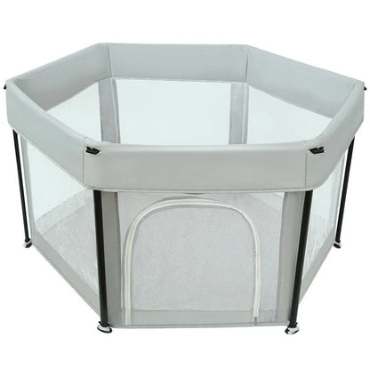 parc bebe pliable gris clair