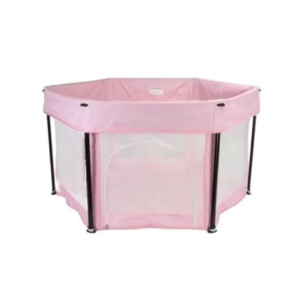 parc bébé pliable rose