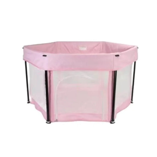 parc bébé pliable rose
