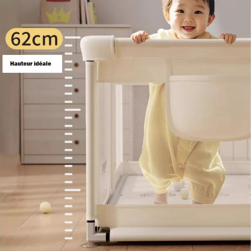 hauteur du parc bébé sécure plus 62 cm