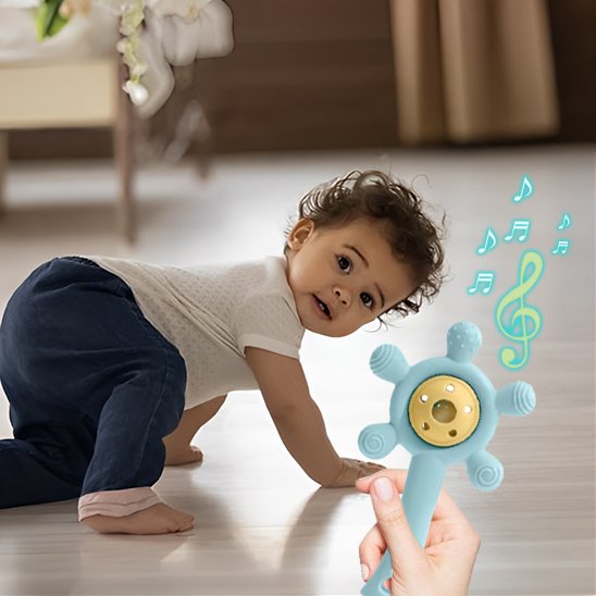 hochet bébé silicone