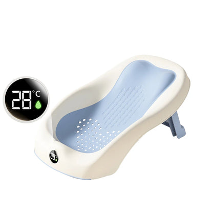 détail du thermomètre sur le transat de bain bébé