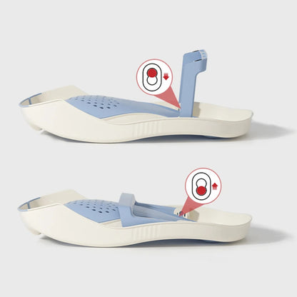 Deux étapes de pliage transat de bain bébé