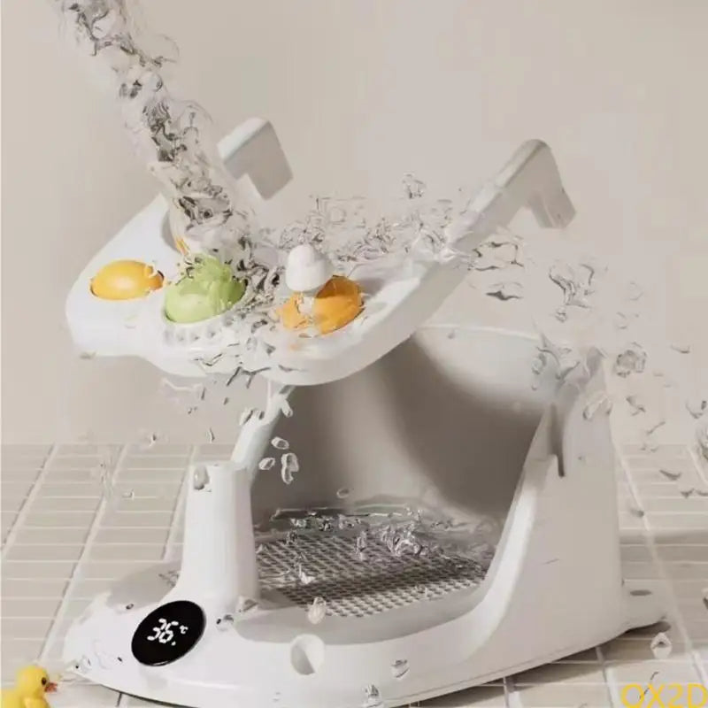 splash sur le transat de bain