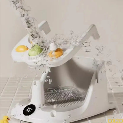 splash sur le transat de bain